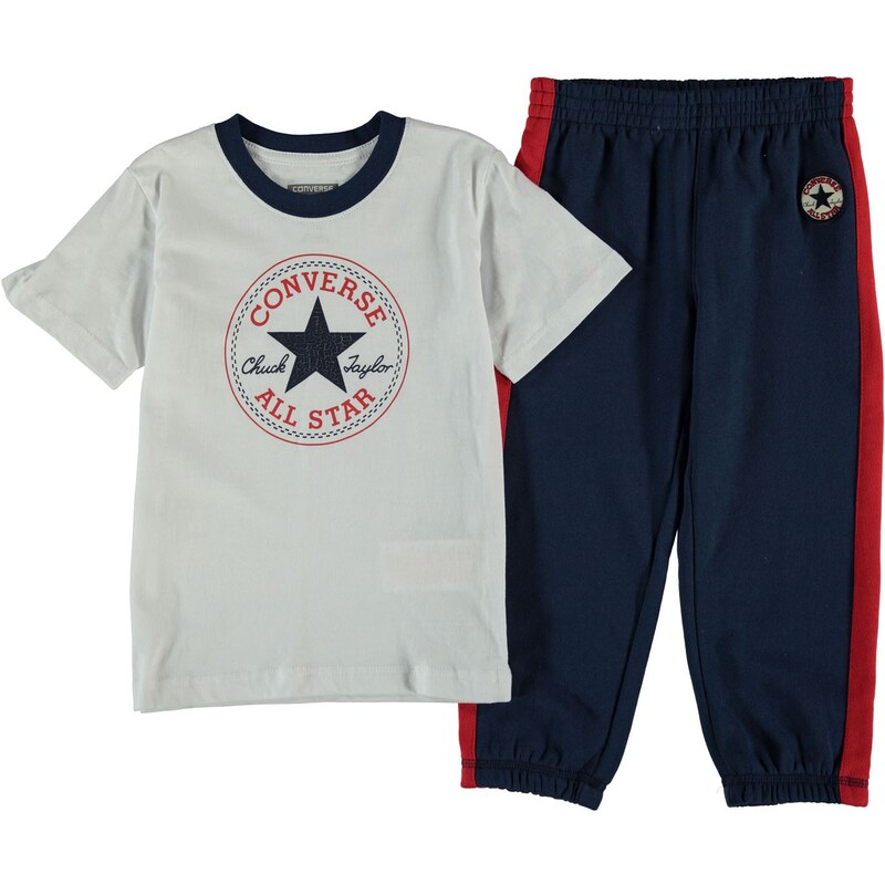 Converse 01J 2 Piece Set Infant Boys, navy