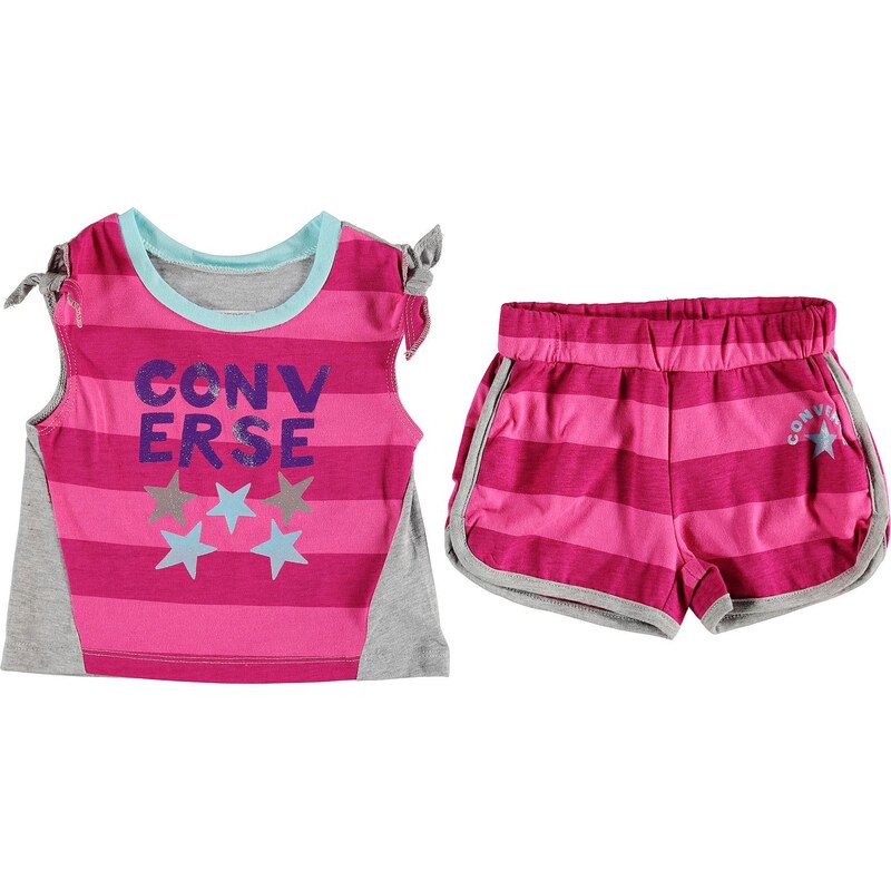 Converse 2 Piece Set Baby, berry pink