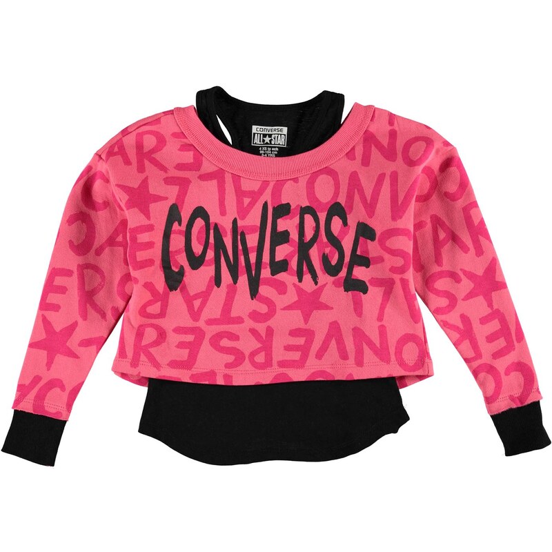 Converse 43J Long Sleeve Tshirt Infant Girls, pink