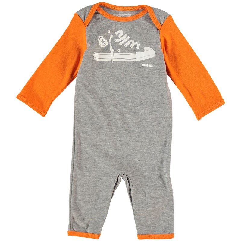 Converse Romper Suit Baby, grey heather 3