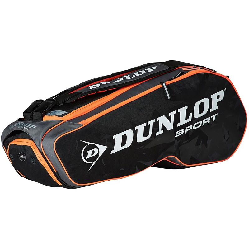 Dunlop Perf 8 Racket Bag, grey/orange