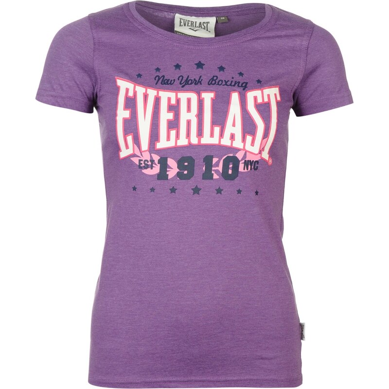 Tričko Everlast Logo dám. fialová