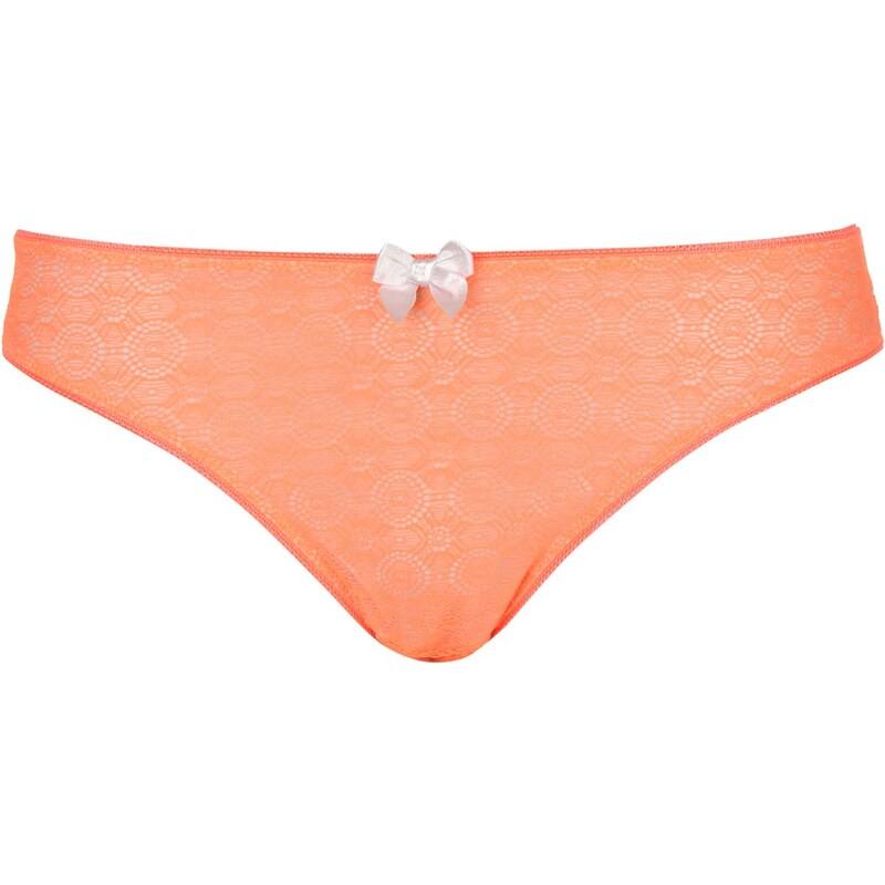 Kalhotky dámské Golddigga Lace Neon Orange