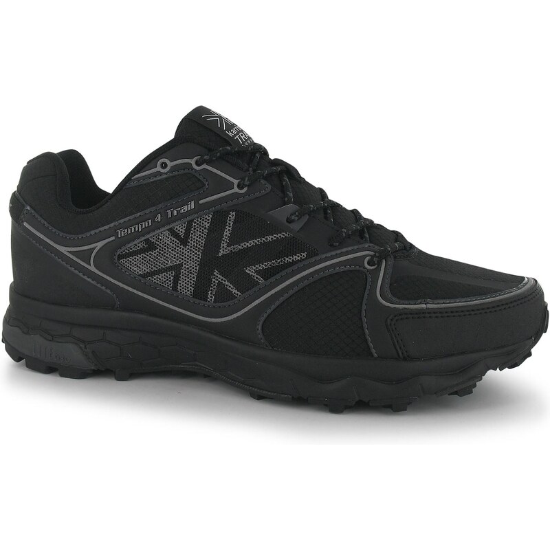 Karrimor Tempo 4 pánské Trail Running Shoes Black/Silver