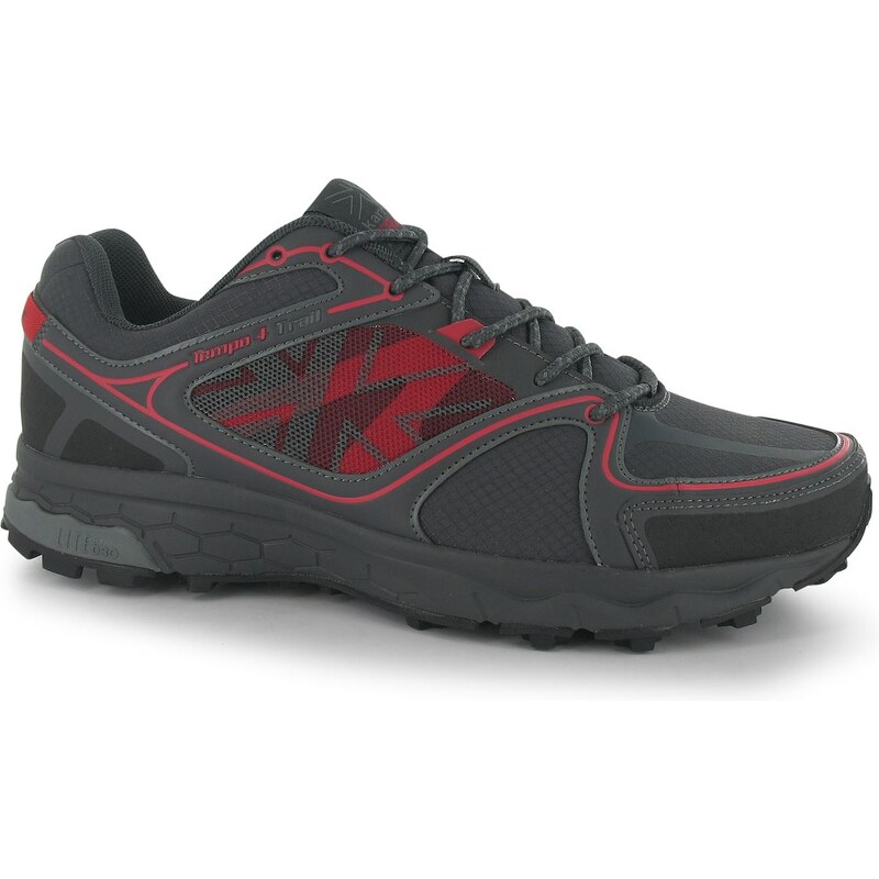 Karrimor Tempo 4 pánské Trail Running Shoes Grey/Red/Black
