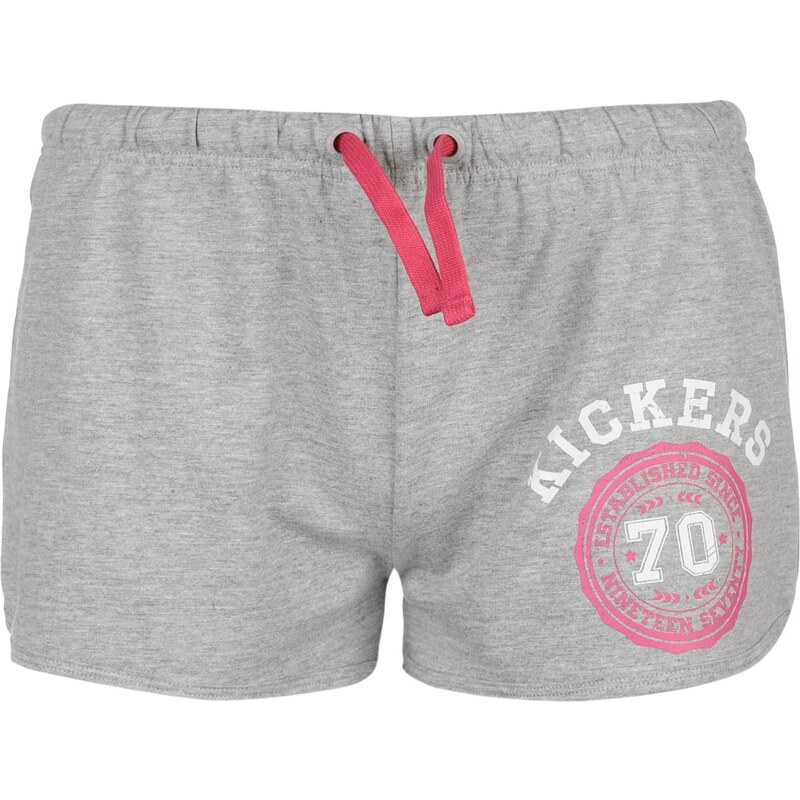 Kickers Logo Shorts dámské Grey Marl
