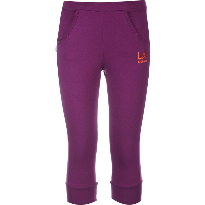 LA Gear Three Quarter Jogging Pants Junior Girls, purple