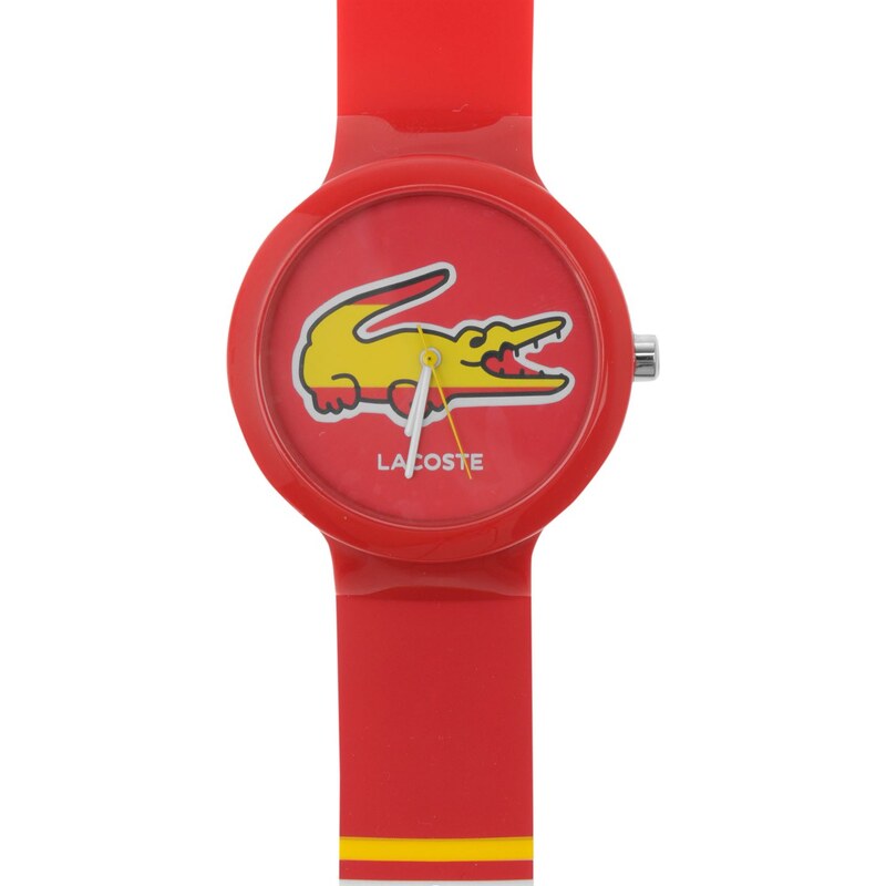 Lacoste Goa Watch, red/yellow