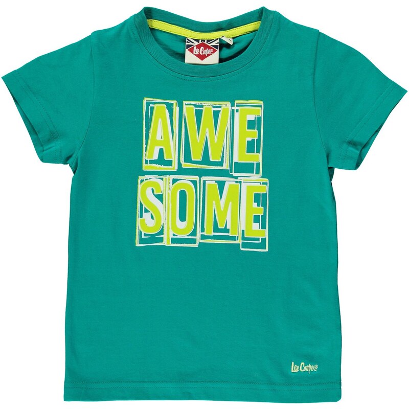 Lee Cooper Graphic Tshirt Infant Boys, green
