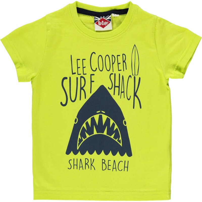 Lee Cooper Graphic Tshirt Infant Boys, lime