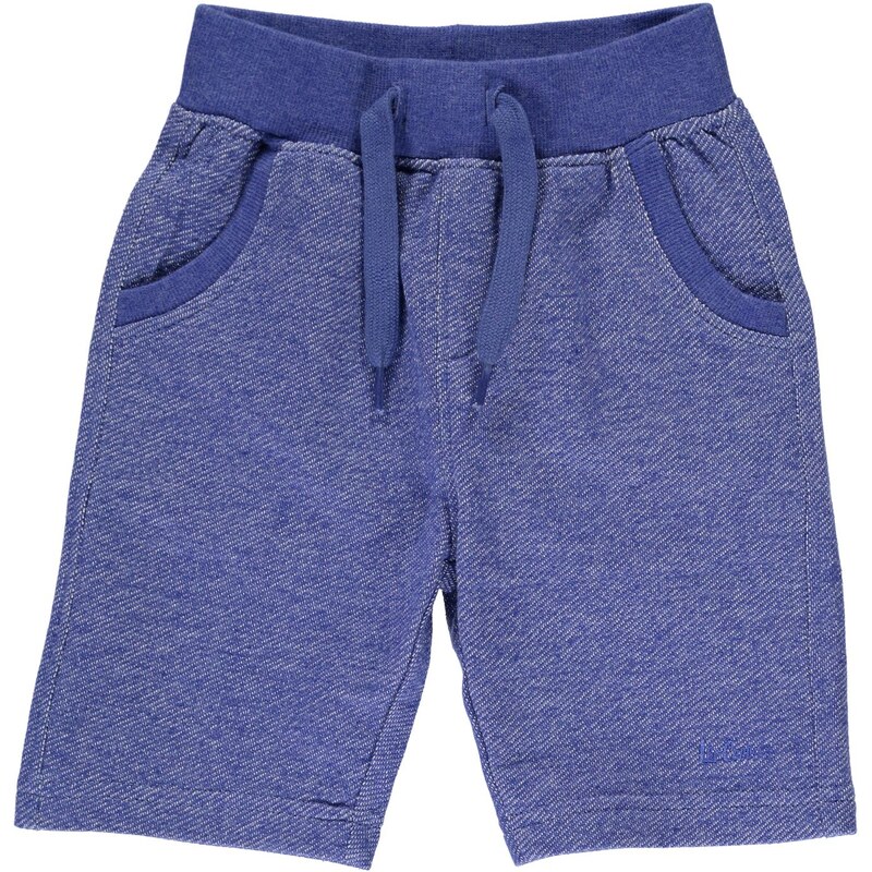 Lee Cooper Jersey Shorts Infant Boys Blue Marl
