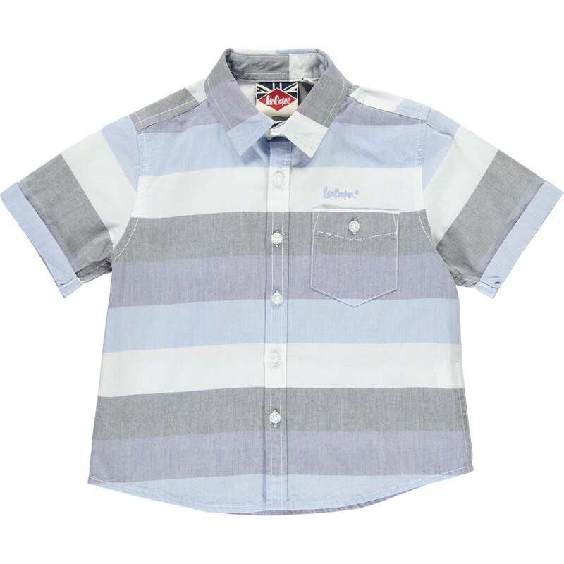 Lee Cooper Stripe Shirt Infant Boys, blue multi