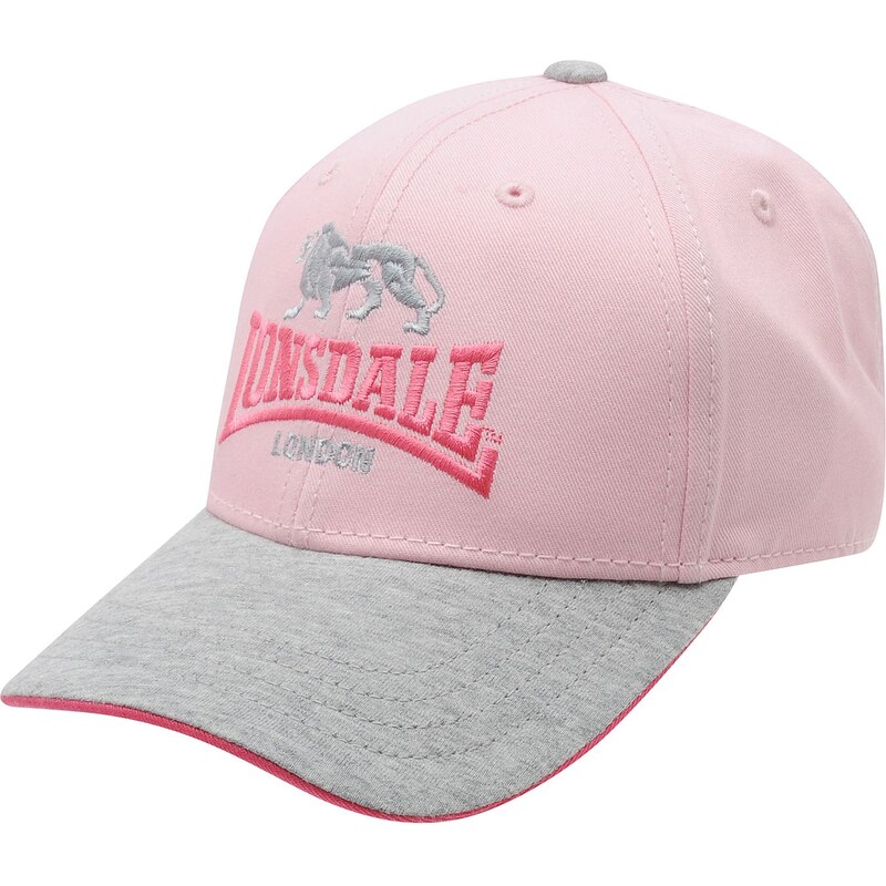 Lonsdale TT Cap Junior, pink/grey