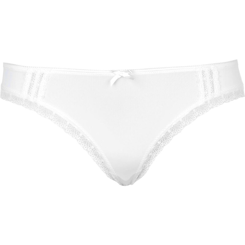 Kalhotky dámské Miso Micro Lace White
