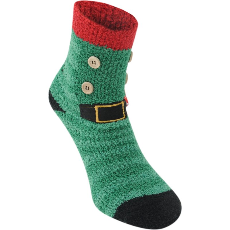 Miss Fiori Elf Novelty Socks Ladies, green