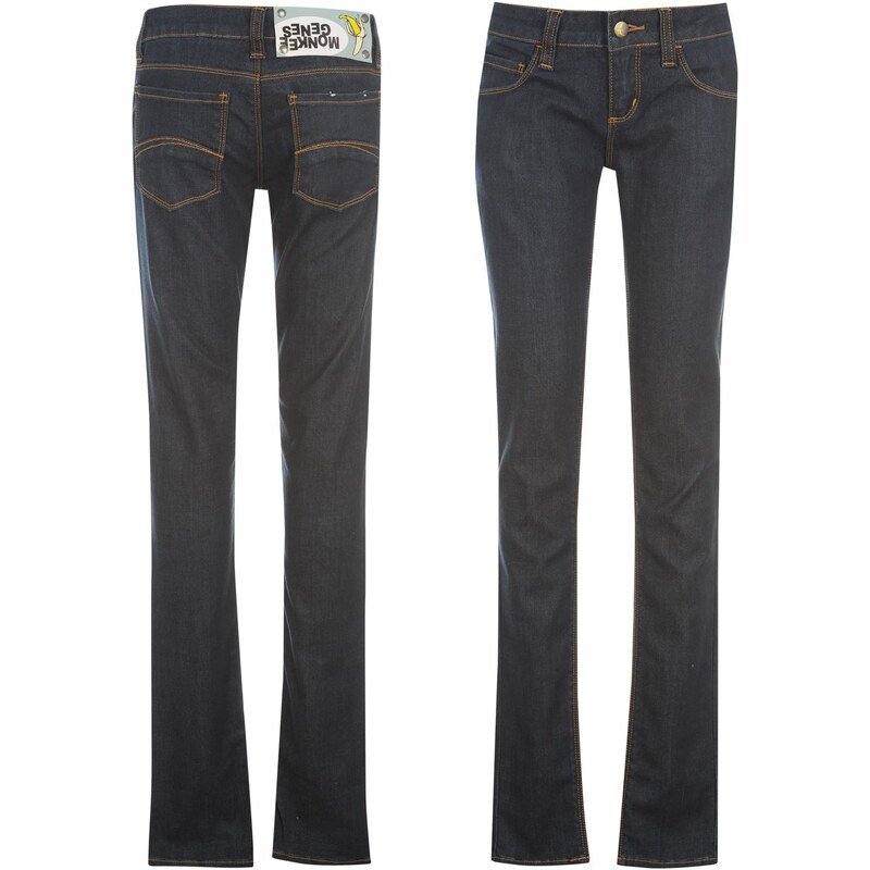 Monkee Genes Skinny Jeans Mens, bamboo dark