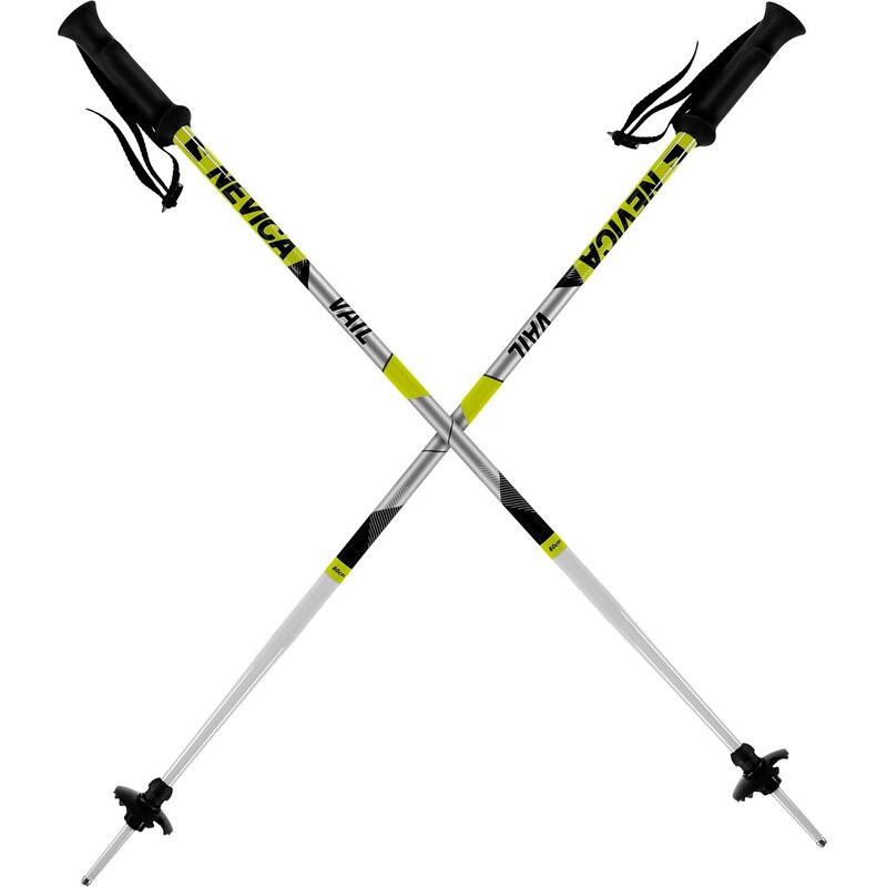 Nevica Hero Junior Ski Poles, white/yellow