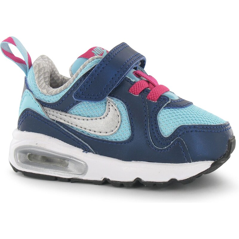 Nike Air Max Trax Infant Girls Shoes, blue/silv/pink