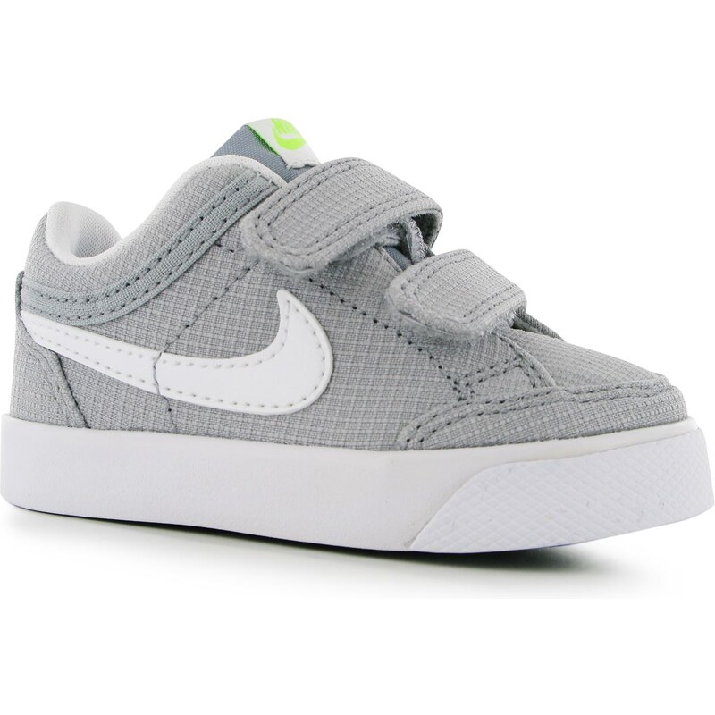 Nike Capri 3 Textile Infants Trainers, grey/white