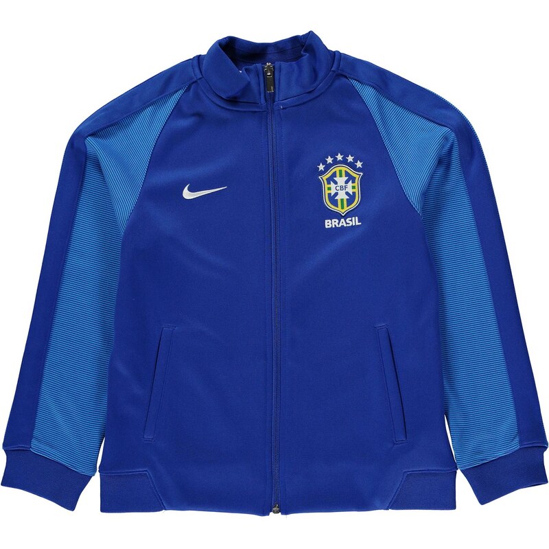 Nike CBF Authentic Replica Football Jacket Junior Boys, royal