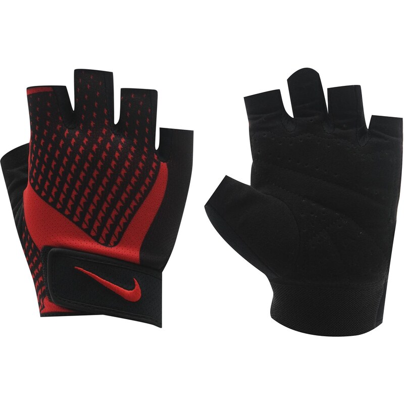 Nike Core Lock Training Gloves pán. černá/červená