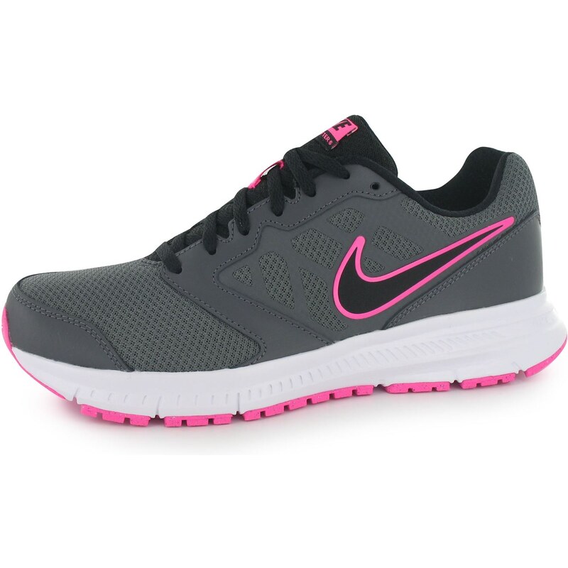 Nike Downshifter 6 Ladies Trainers, dkgrey/blk/pink
