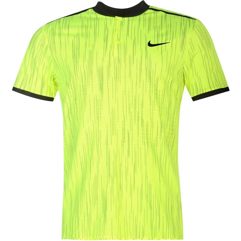 Nike Dri Fit Tennis Polo Shirt Mens, volt