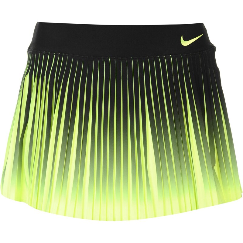 Nike DriFit Tennis Skort Ladies, black/volt