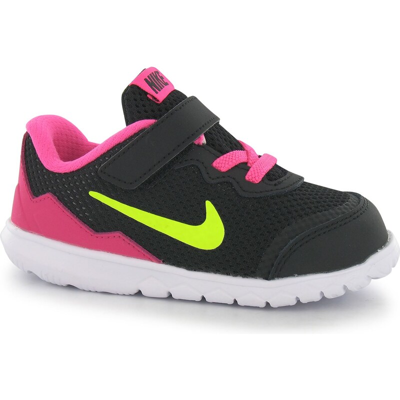 Nike Flex Experience 4 Infant Girls, black/volt/pink