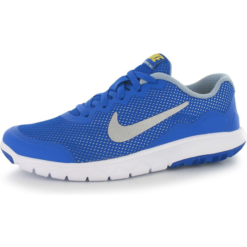 Nike Flex Experience 4 Junior Running Shoes, blue/silver