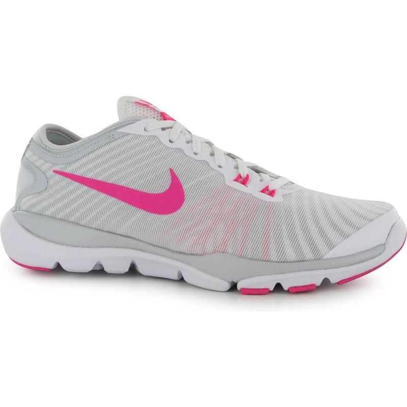 Nike Flex Supreme 4 Training Shoes Ladies, white/pink