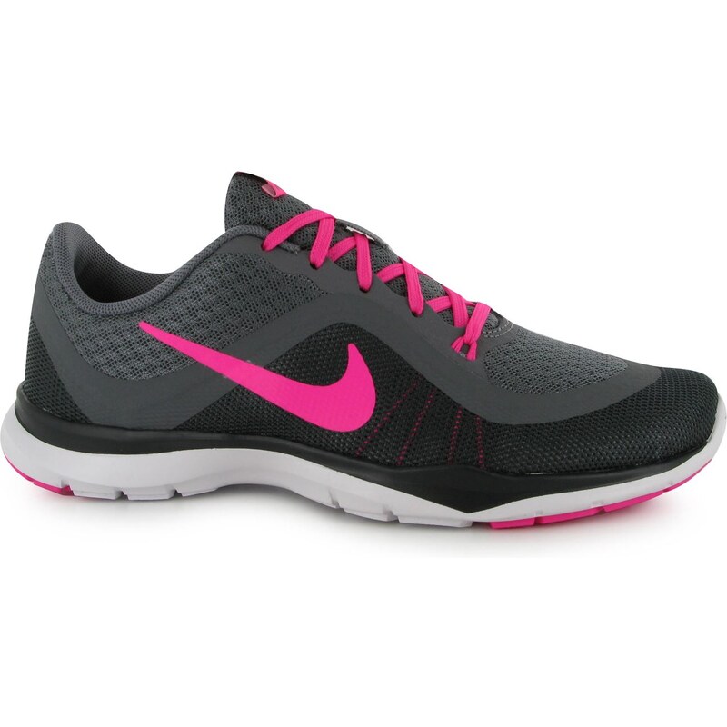 Nike Flex Trainer 6 Ladies Trainers, grey/pink