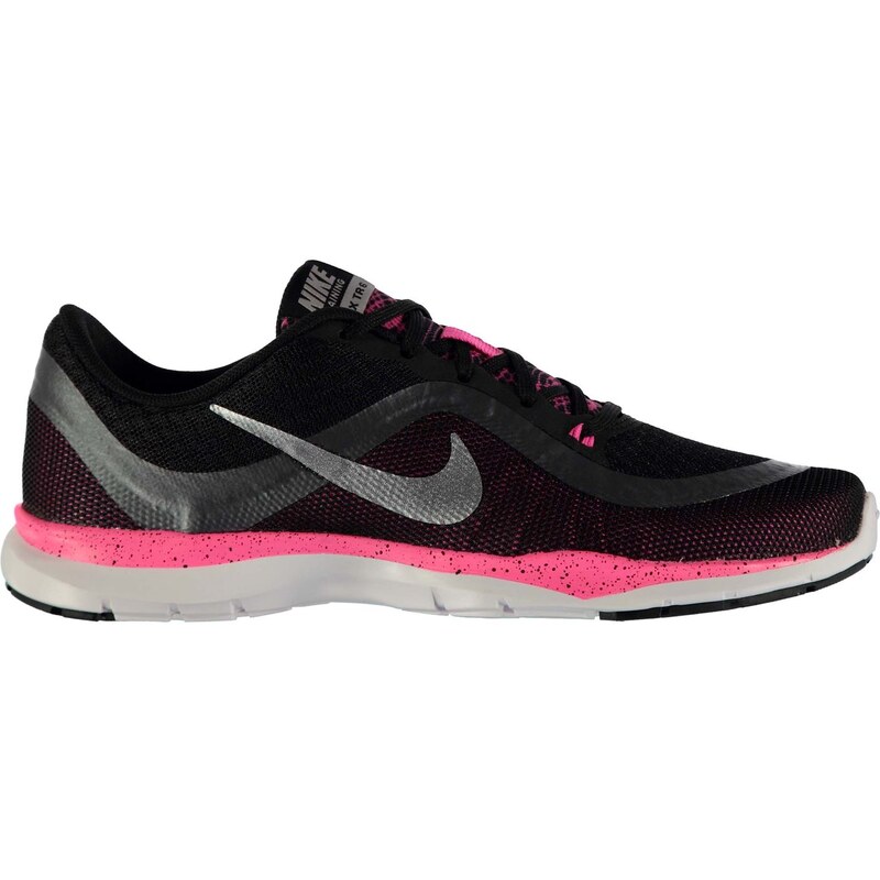 Nike Flex Trainer 6 Training Shoes Ladies, black/silv/pink