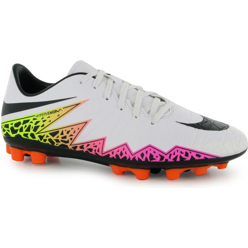 Nike Hypervenom Phelon Astro Turf Mens Football Boots, white/blk/org