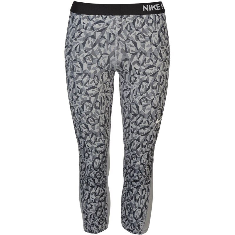 Nike Pro Graphic Capri Pants Ladies, black/grey