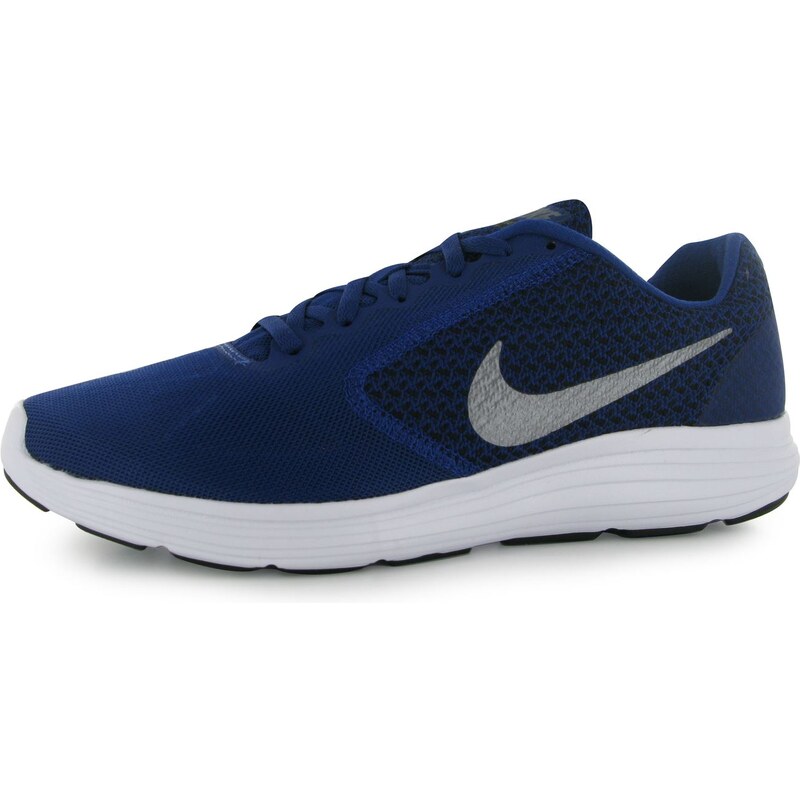 Nike Revolution 3 Mens Running Shoes, dkroyal/grey