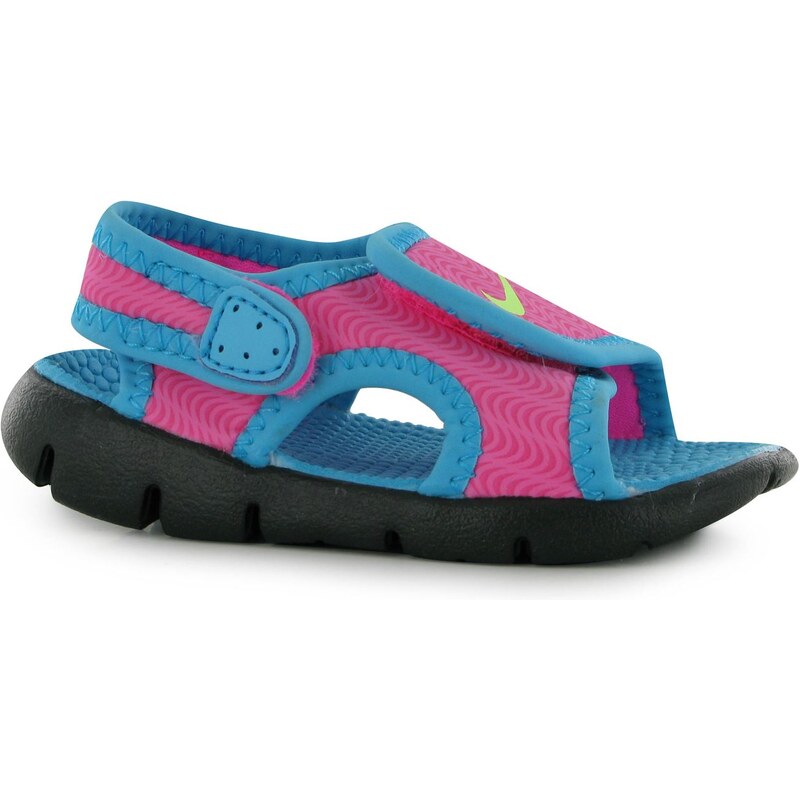 Nike Sunray Adjust Sandals Girls, pink/green/blue