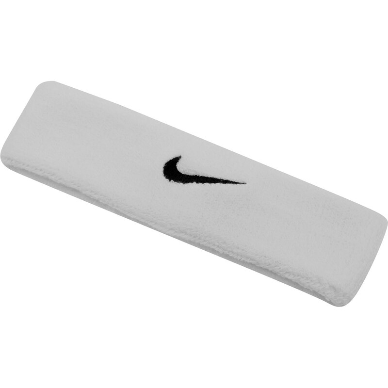 Nike Swoosh Headband, white/black