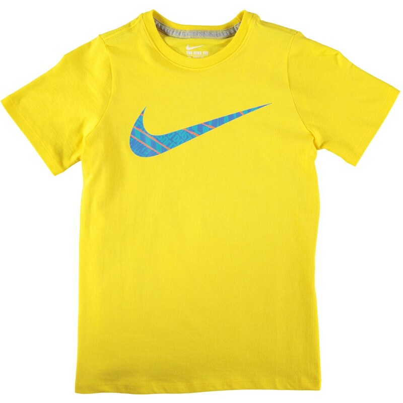 Nike Swoosh QTT T Shirt Junior, yellow