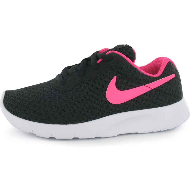 Nike Tanjun Childrens Running Trainers, black/pink