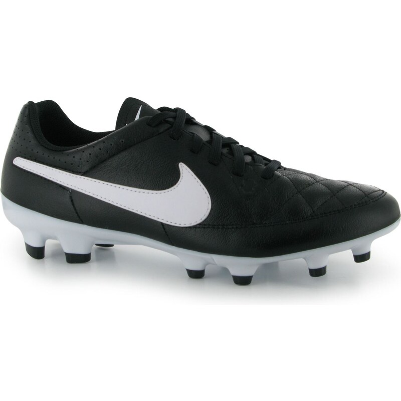 Nike Tiempo Genio FG Mens Football Boots, black/white