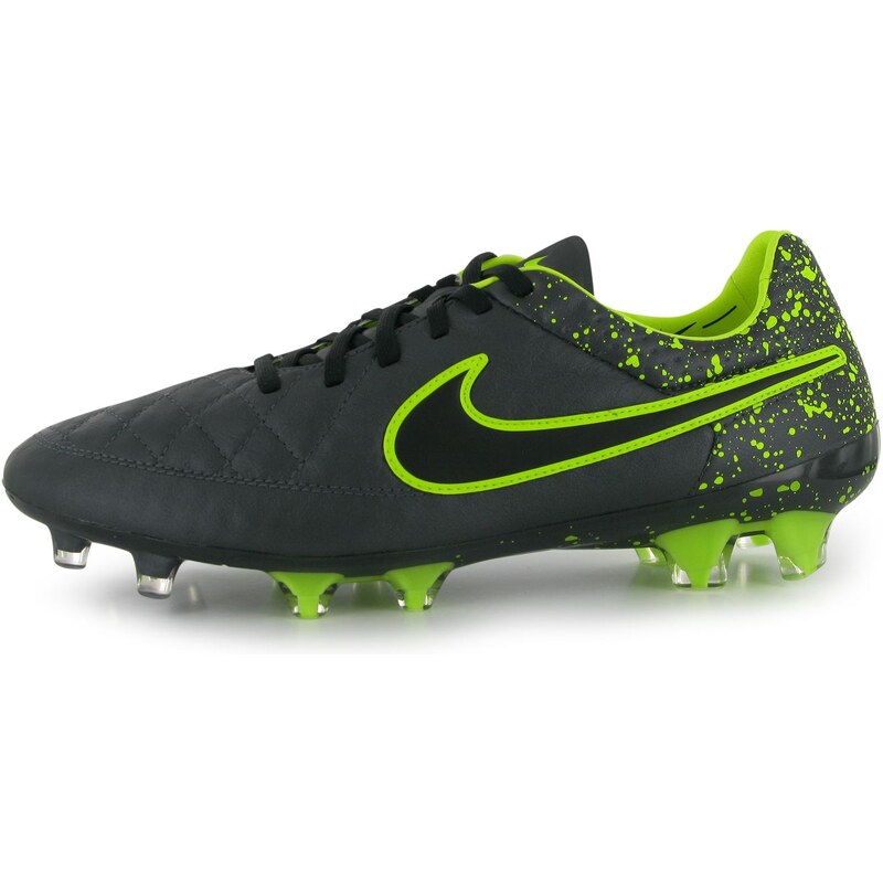 Nike Tiempo Legend FG Mens Football Boots, black/volt