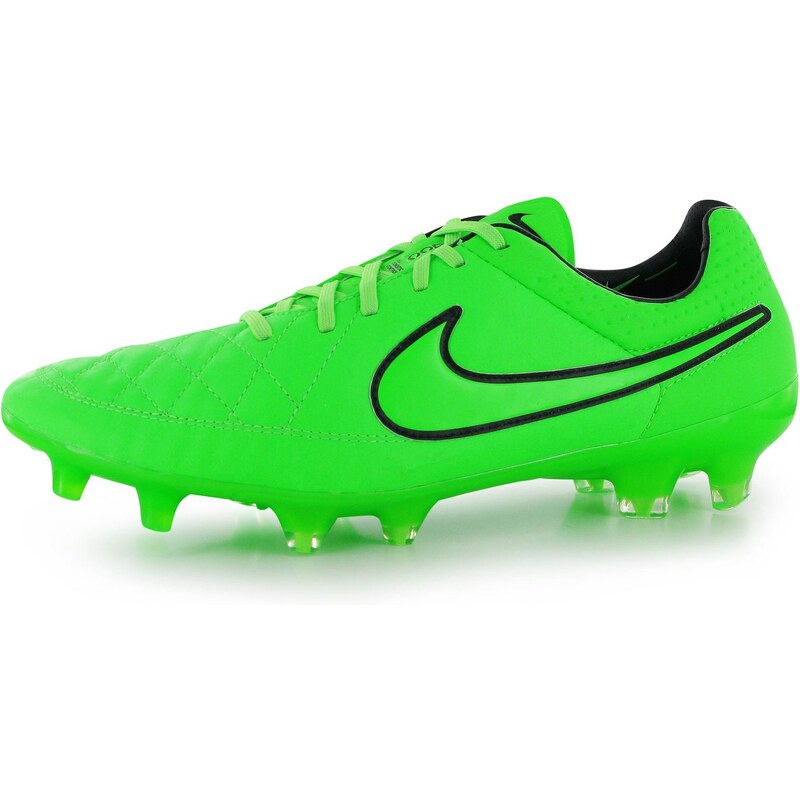 Nike Tiempo Legend Firm Ground Mens Football Boots, black/green