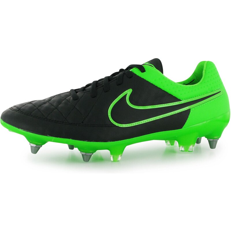 Nike Tiempo Legend SG Mens Football Boots, black/green