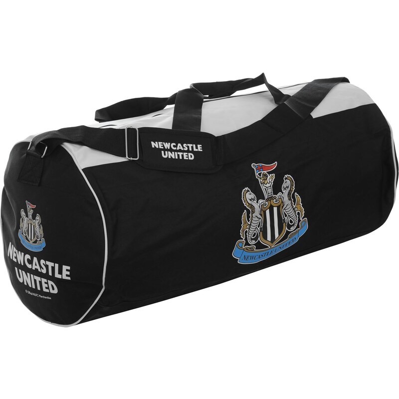 NUFC Holdall, black/white