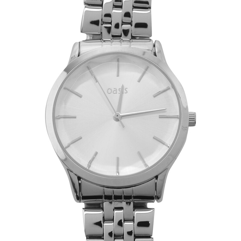 Oasis Ladies B1469 Analogue Watch, silver