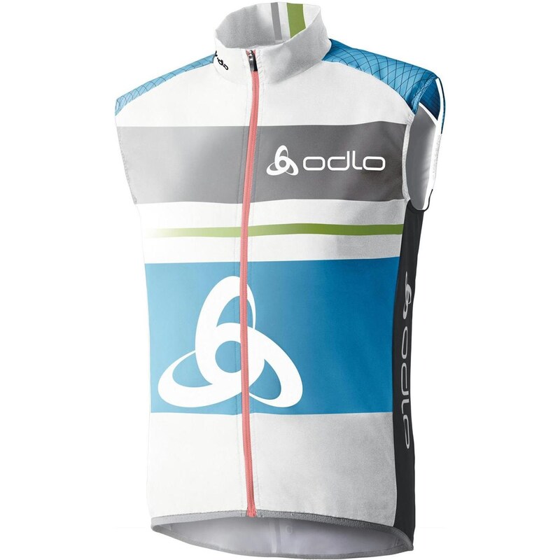 Odlo Vest Soulor 14 Mens Cycling Vest, blue/white