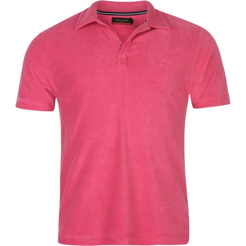 Pierre Cardin Terry Polo Shirt Mens, pink