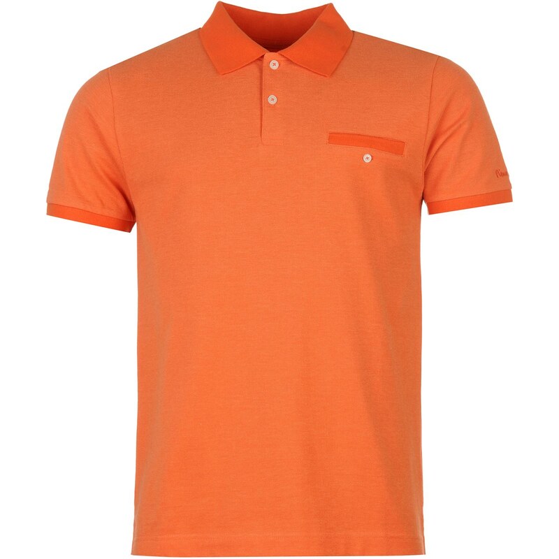 Pierre Cardin Washed Polo Shirt Mens, orange