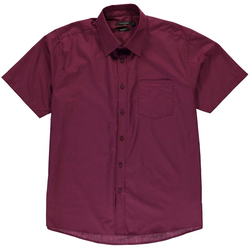 Pierre Cardin XL Shirt Mens, burgundy